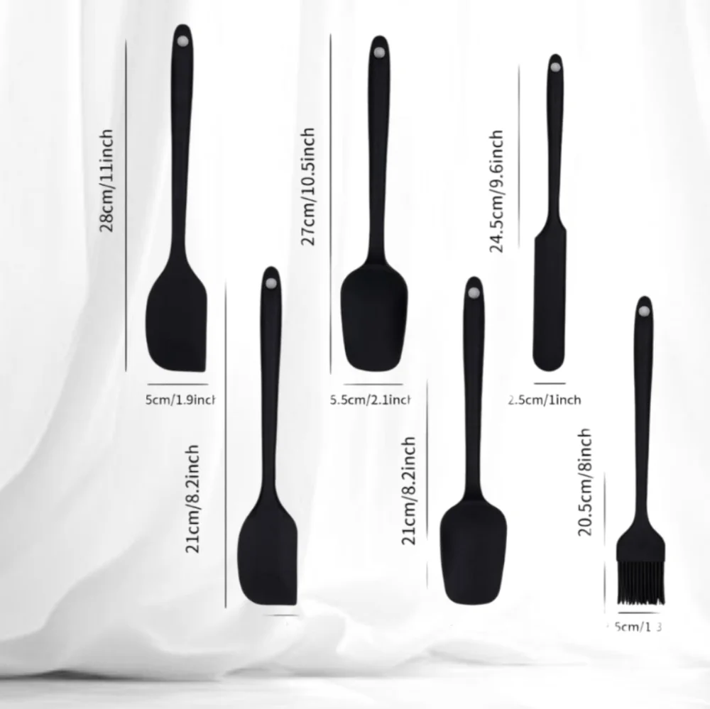 👣4/$20. Silicone Spatulas. 6 Piece Set. NWT